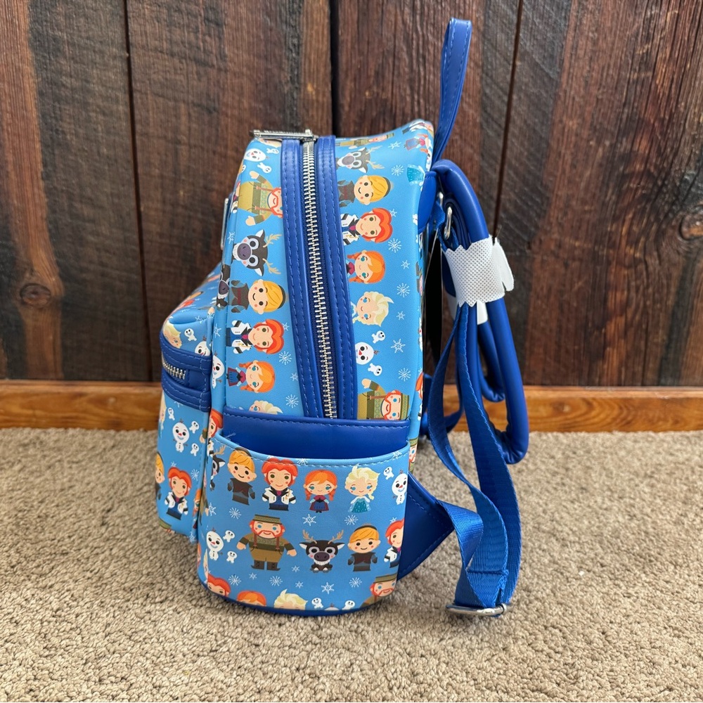 NWT Disney Loungefly Frozen Chibi Backpack - Picture 4 of 5